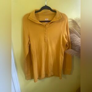 Duluth Trading Co Men’s Mustard Cowl Sweater